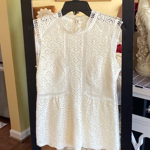 Veronica Beard Tops - VERONICA BEARD Edie crocheted top